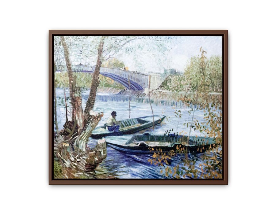 Fishing in Spring By Vincent Van Gogh Famous Painting