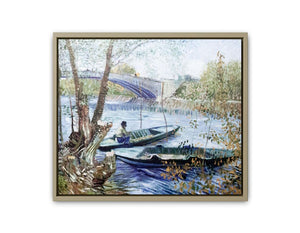 Fishing in Spring By Vincent Van Gogh Oil Painting