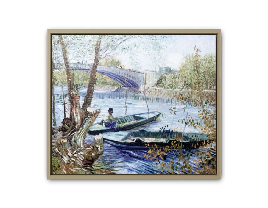 Fishing in Spring By Vincent Van Gogh Oil Painting