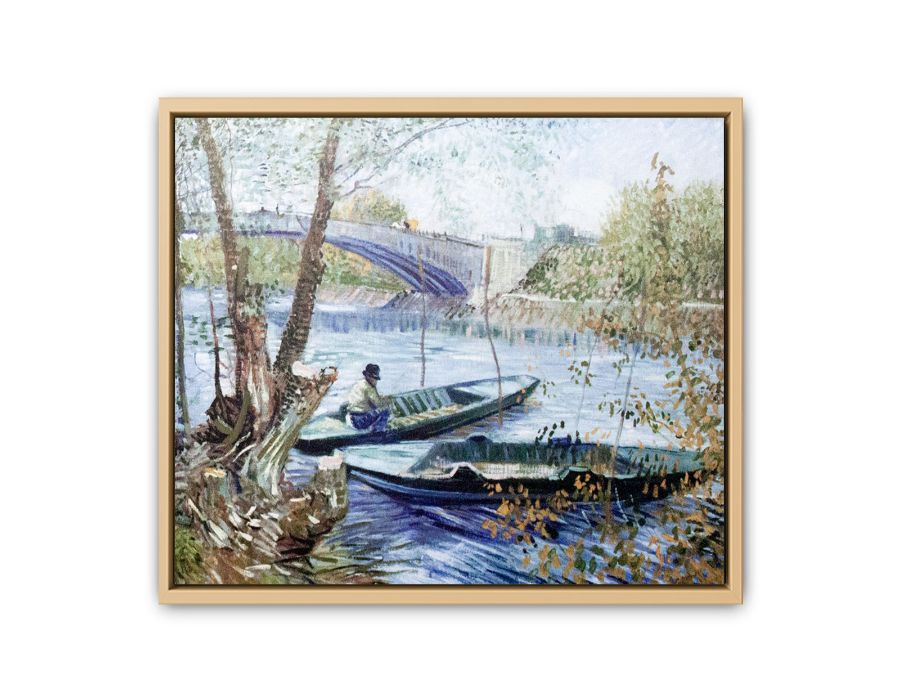Fishing in Spring By Vincent Van Gogh Artwork