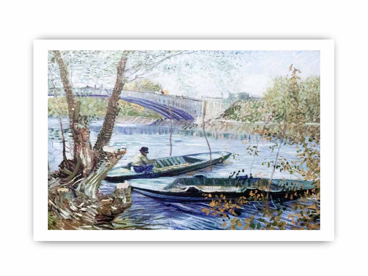Fishing in Spring By Vincent Van Gogh