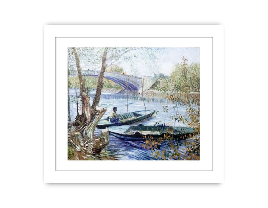 Fishing in Spring By Vincent Van Gogh Famous painting