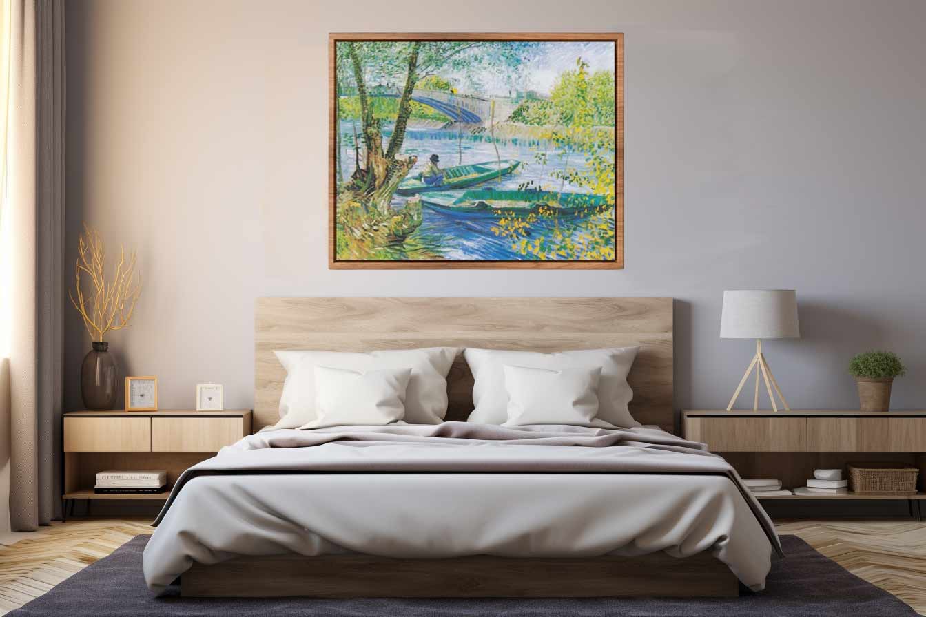 Fishing in Spring 2 By Vincent Van Gogh