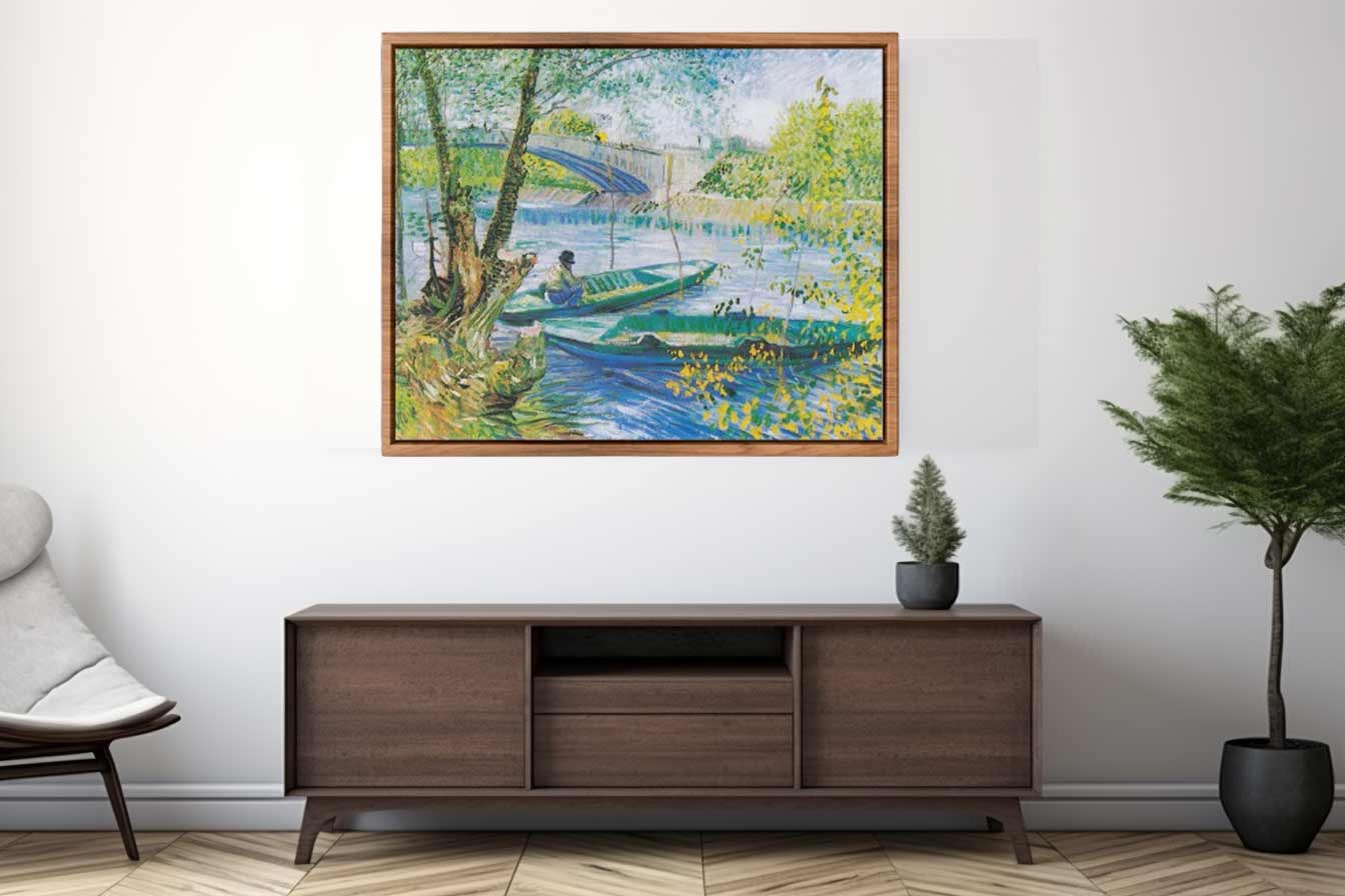 Fishing in Spring 2 By Vincent Van Gogh