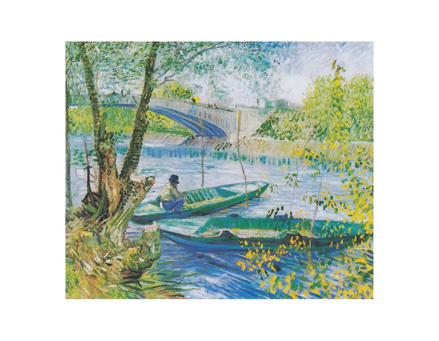 Fishing in Spring 2 By Vincent Van Gogh