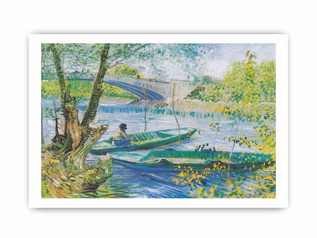 Fishing in Spring 2 By Vincent Van Gogh