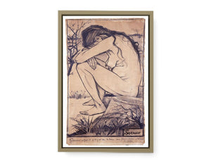 Sorrow Nude Painting by Van Gogh Oil Painting