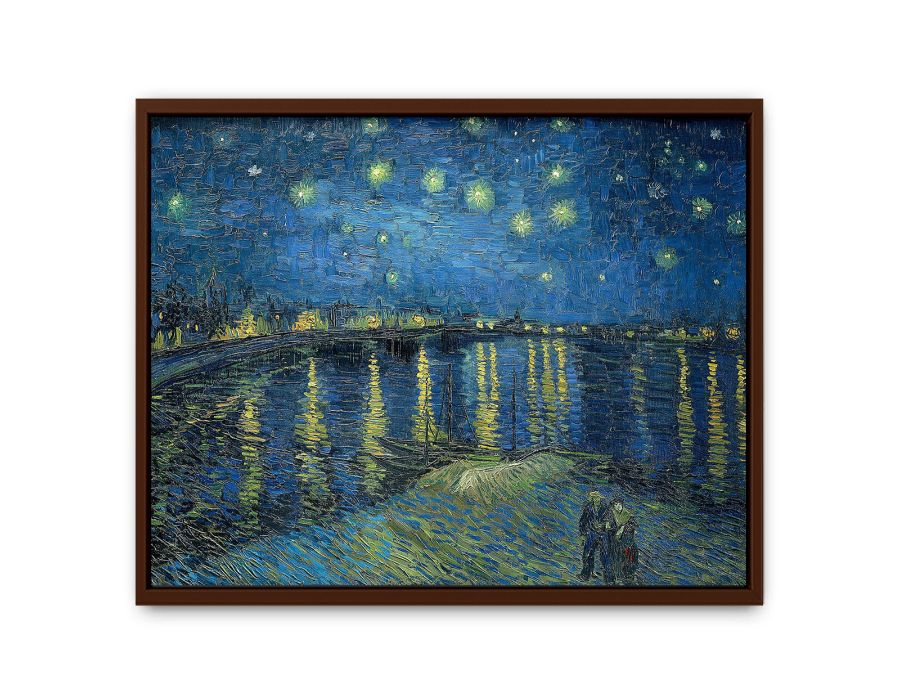 Starry Night Over the Rhone By Vincent Van Gogh Famous Painting