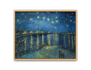 Starry Night Over the Rhone By Vincent Van Gogh Artwork