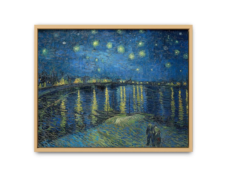 Starry Night Over the Rhone By Vincent Van Gogh Artwork