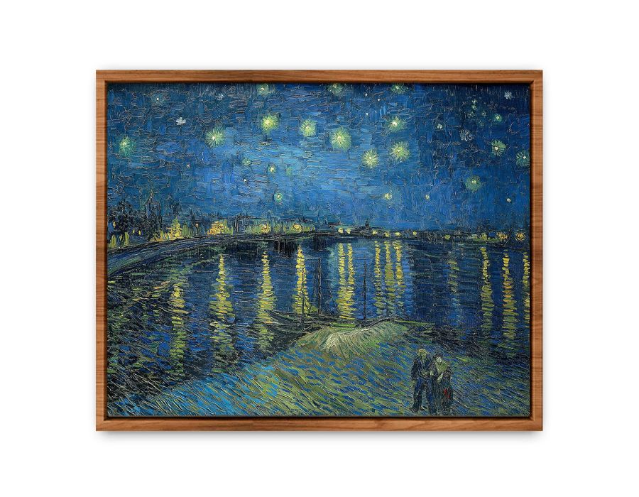 Starry Night Over the Rhone By Vincent Van Gogh Streched canvas