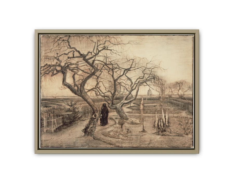 Winter garden by Van Gogh Oil Painting