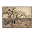 Winter garden by Van Gogh