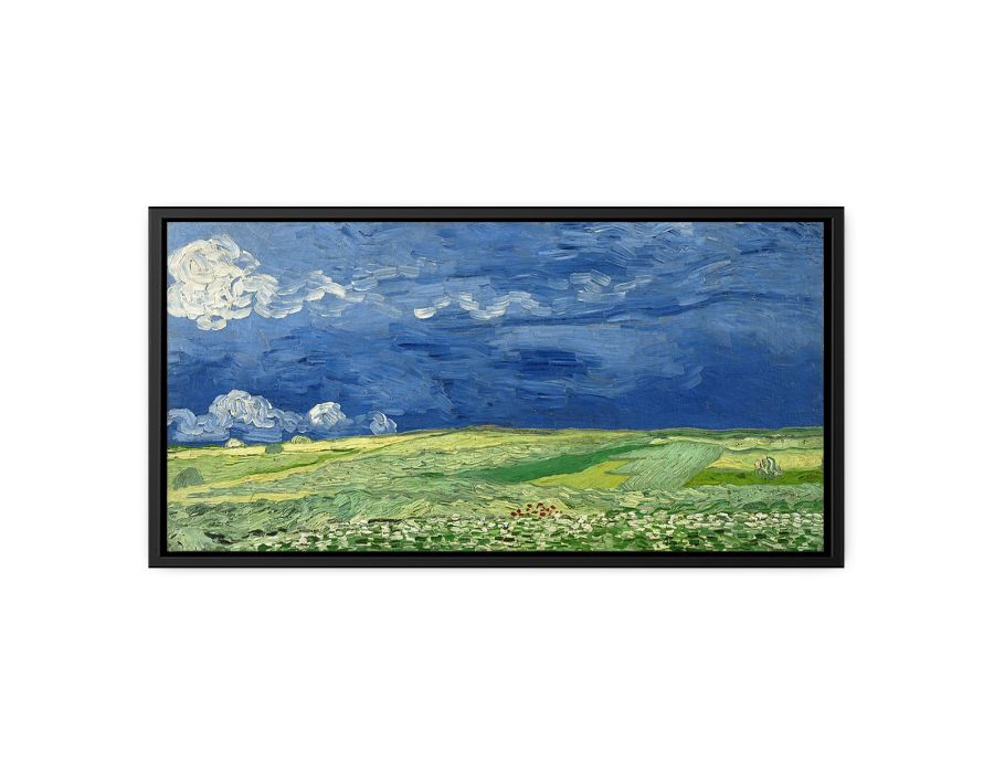 Wheatfield under thunderclouds By Vincent Van Gogh