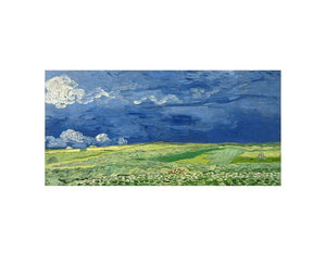 Wheatfield under thunderclouds By Vincent Van Gogh