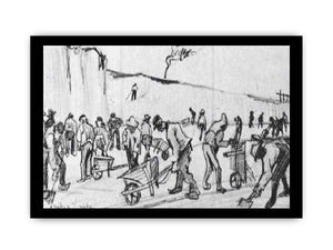 Sand Diggers in Dekkersduin near The Hague By Vincent Van Gogh