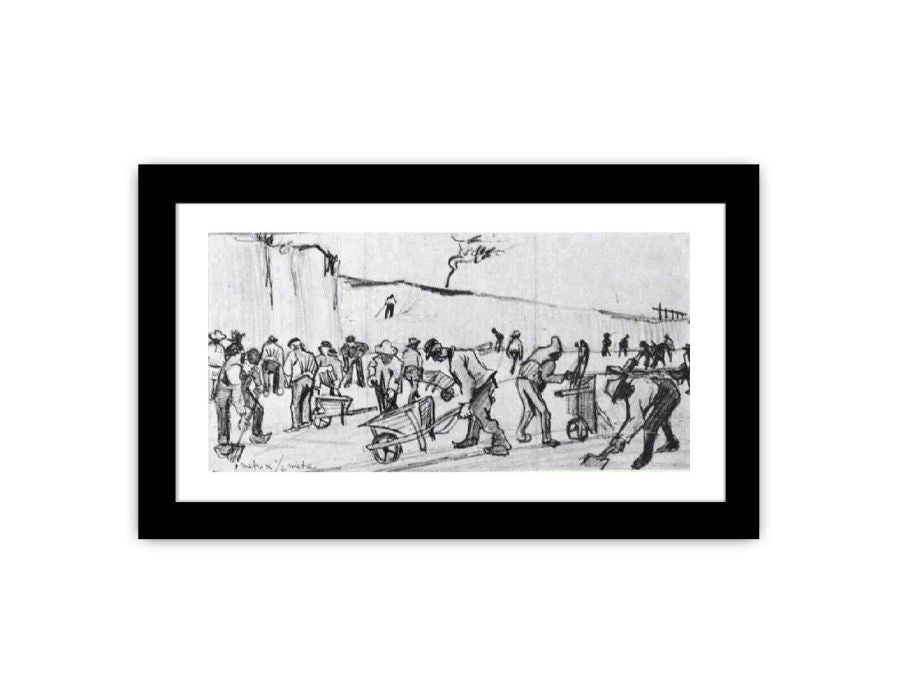 Sand Diggers in Dekkersduin near The Hague By Vincent Van Gogh Canvas Print