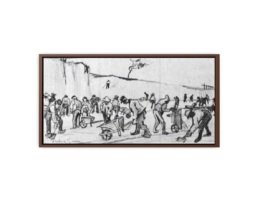 Sand Diggers in Dekkersduin near The Hague By Vincent Van Gogh Famous Painting