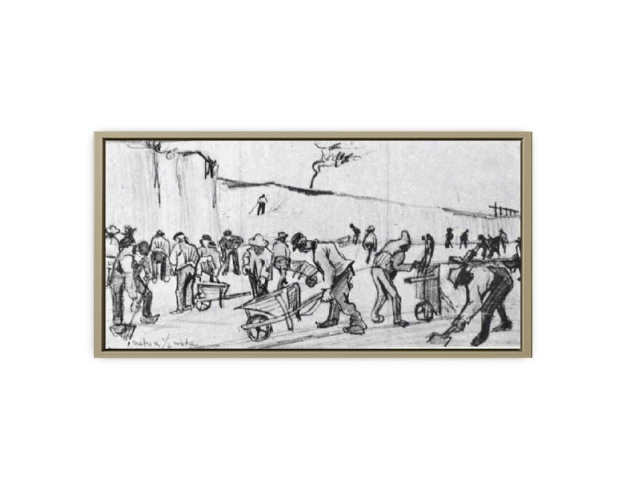 Sand Diggers in Dekkersduin near The Hague By Vincent Van Gogh Oil Painting