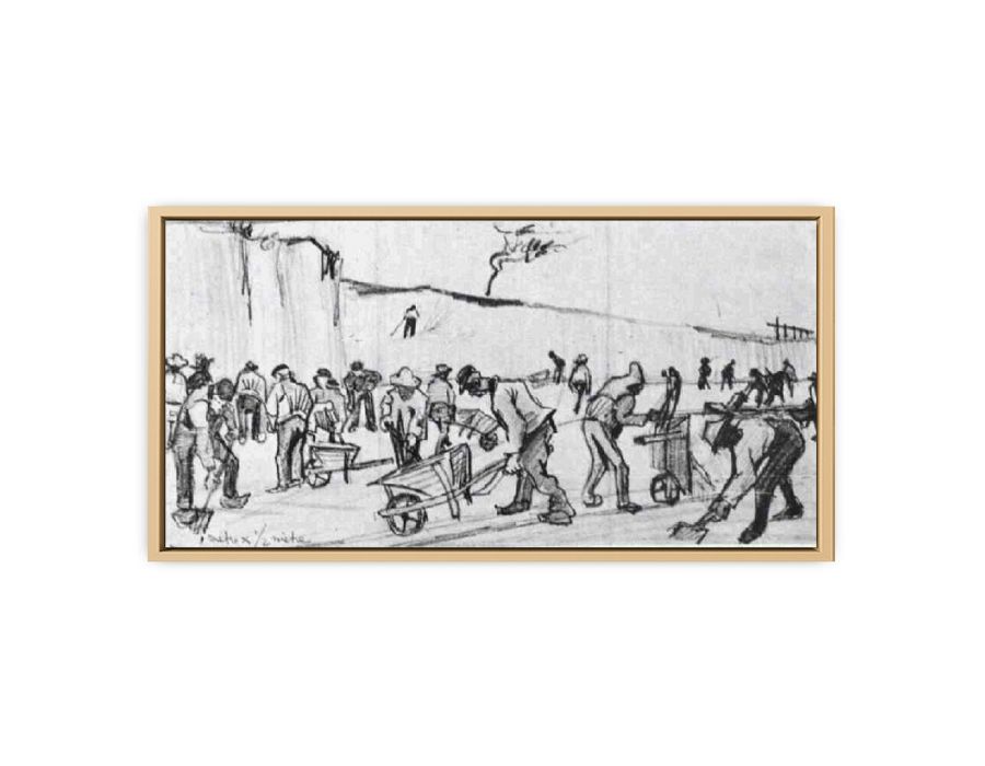 Sand Diggers in Dekkersduin near The Hague By Vincent Van Gogh Artwork