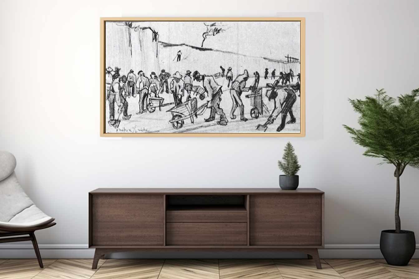 Sand Diggers in Dekkersduin near The Hague By Vincent Van Gogh