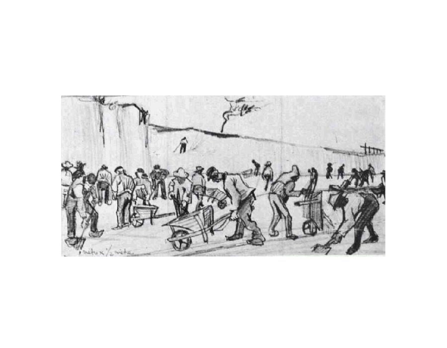 Sand Diggers in Dekkersduin near The Hague By Vincent Van Gogh