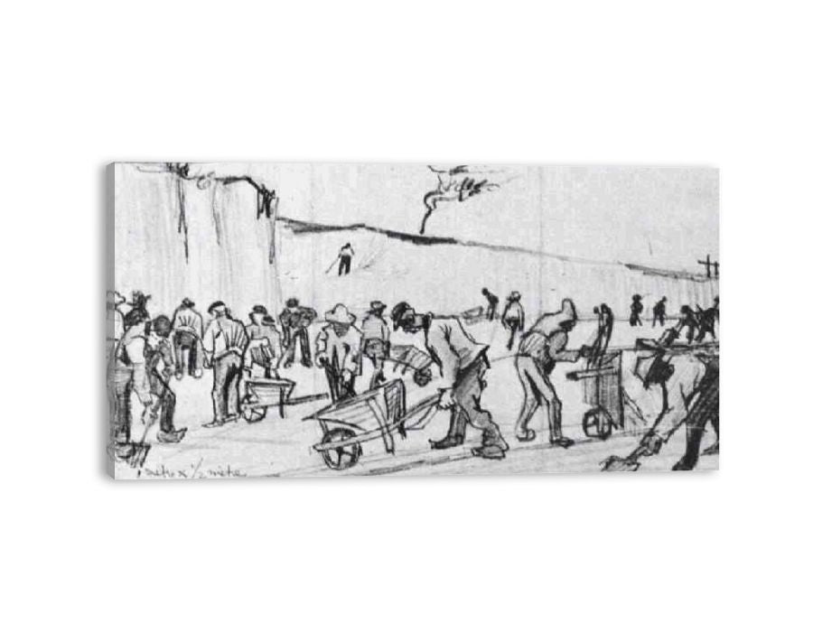 Sand Diggers in Dekkersduin near The Hague By Vincent Van Gogh