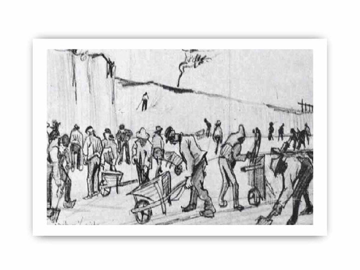 Sand Diggers in Dekkersduin near The Hague