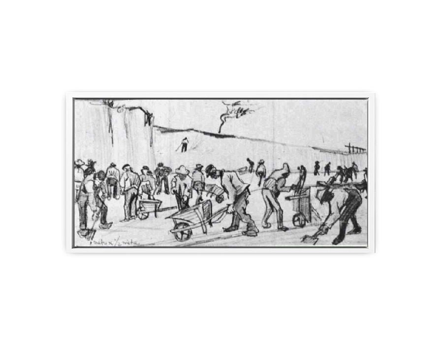 Sand Diggers in Dekkersduin near The Hague By Vincent Van Gogh Art Print