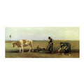 Plow In Field Painting by Van Gogh