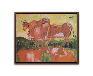 Cows Painting By Vincent Van Gogh Famous Painting