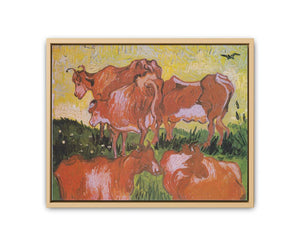 Cows Painting By Vincent Van Gogh Artwork