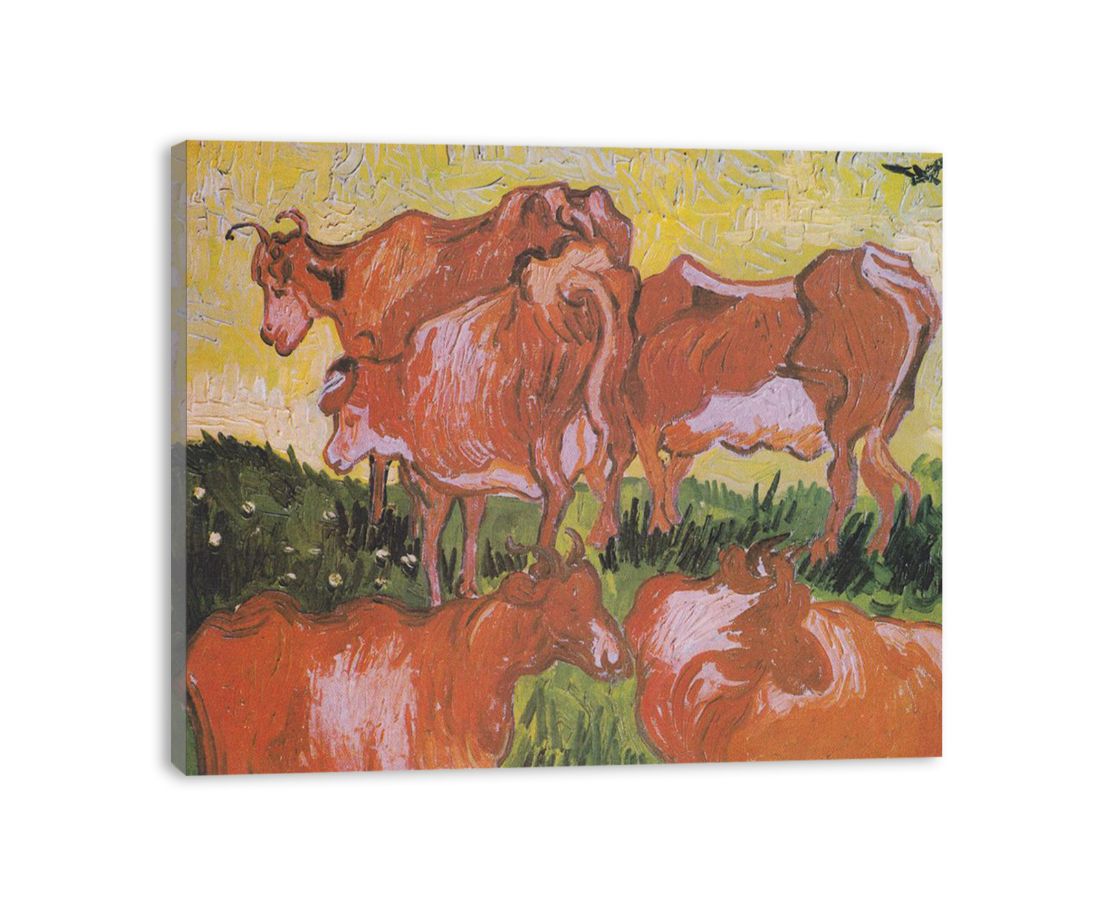 Cows Painting By Vincent Van Gogh