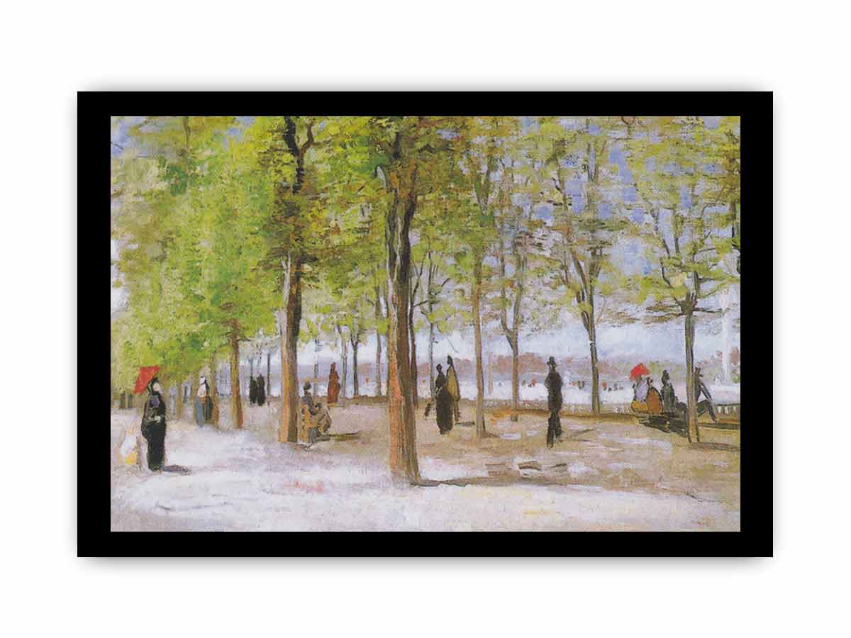 Terrace in the Luxembourg Gardens By Vincent Van Gogh