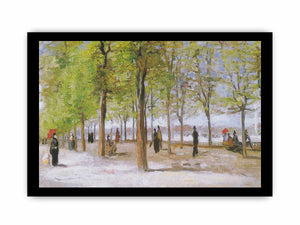 Terrace in the Luxembourg Gardens By Vincent Van Gogh