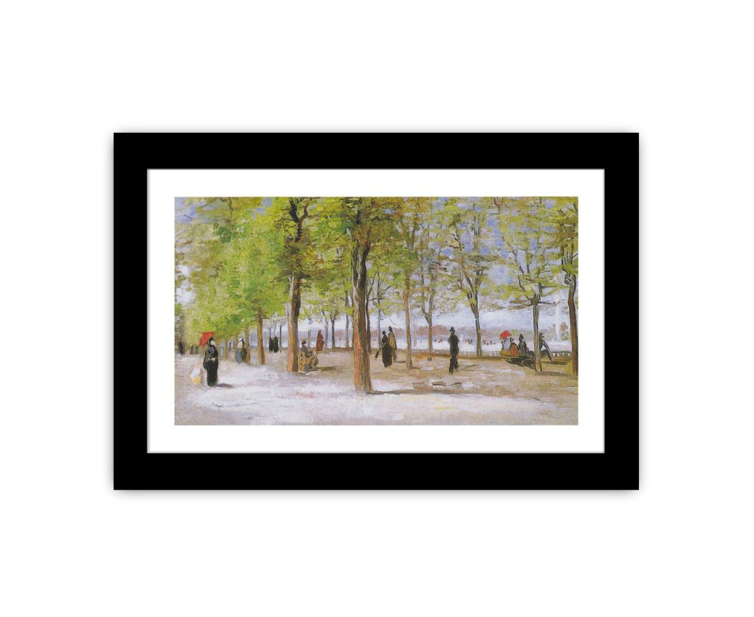 Terrace in the Luxembourg Gardens By Vincent Van Gogh Canvas Print