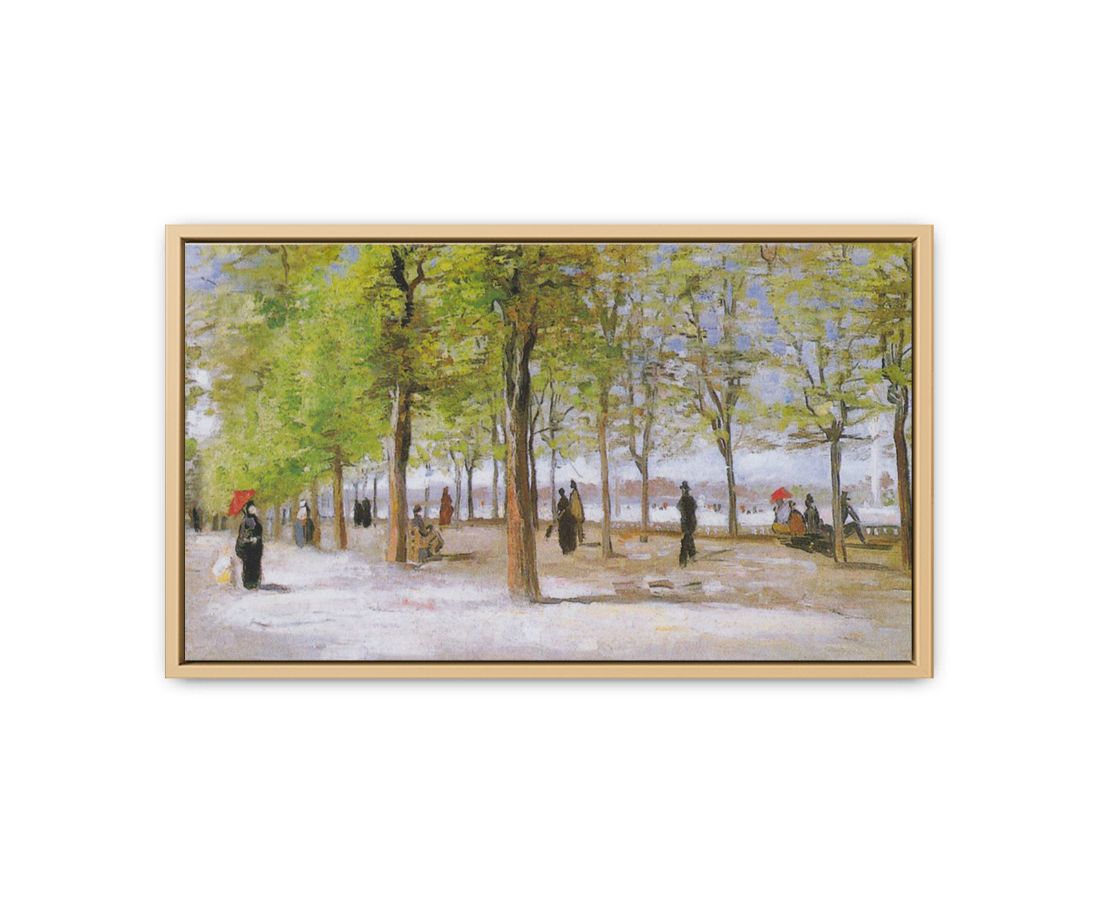 Terrace in the Luxembourg Gardens By Vincent Van Gogh Artwork