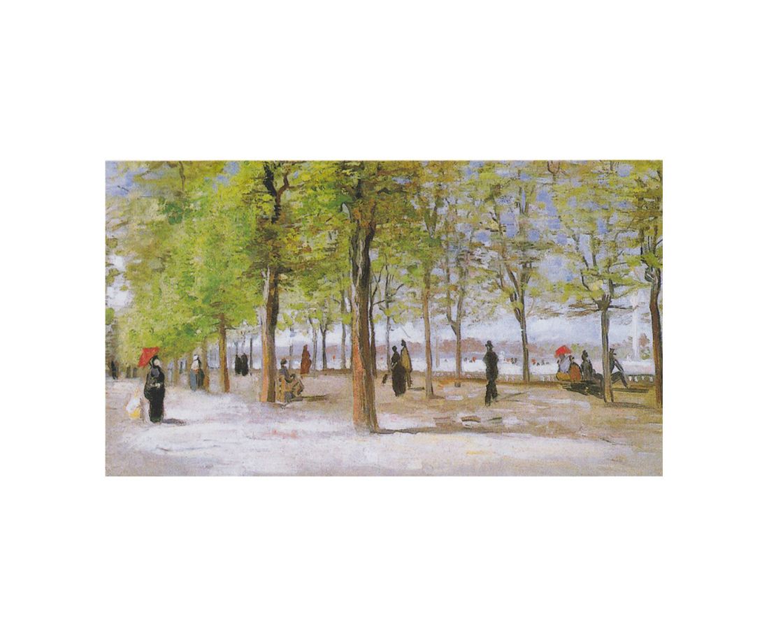 Terrace in the Luxembourg Gardens By Vincent Van Gogh