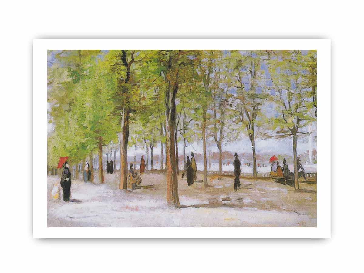 Terrace in the Luxembourg Gardens By Vincent Van Gogh