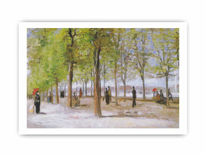 Terrace in the Luxembourg Gardens By Vincent Van Gogh