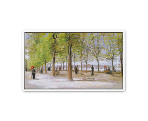 Terrace in the Luxembourg Gardens By Vincent Van Gogh Art Print