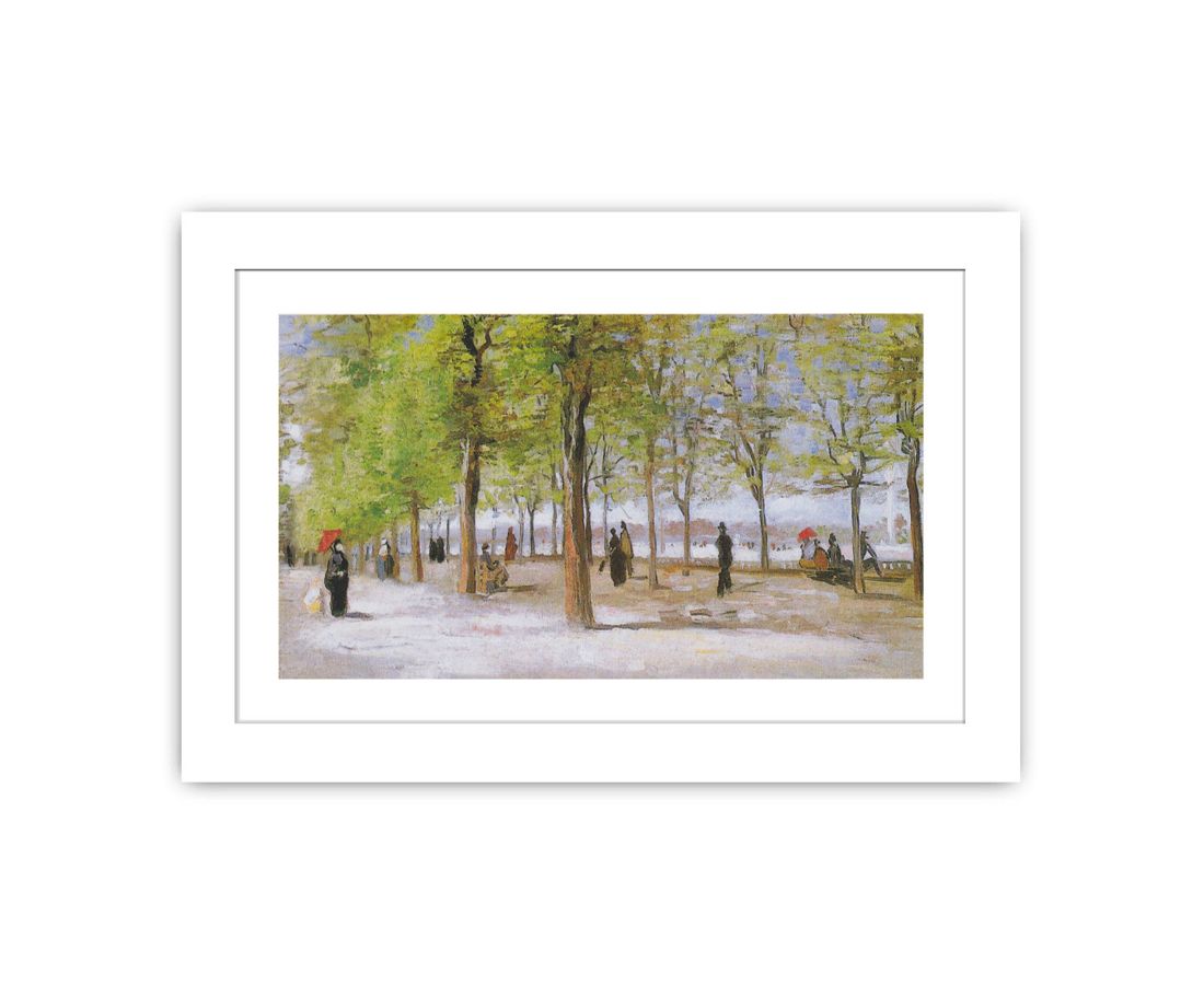 Terrace in the Luxembourg Gardens By Vincent Van Gogh Famous painting