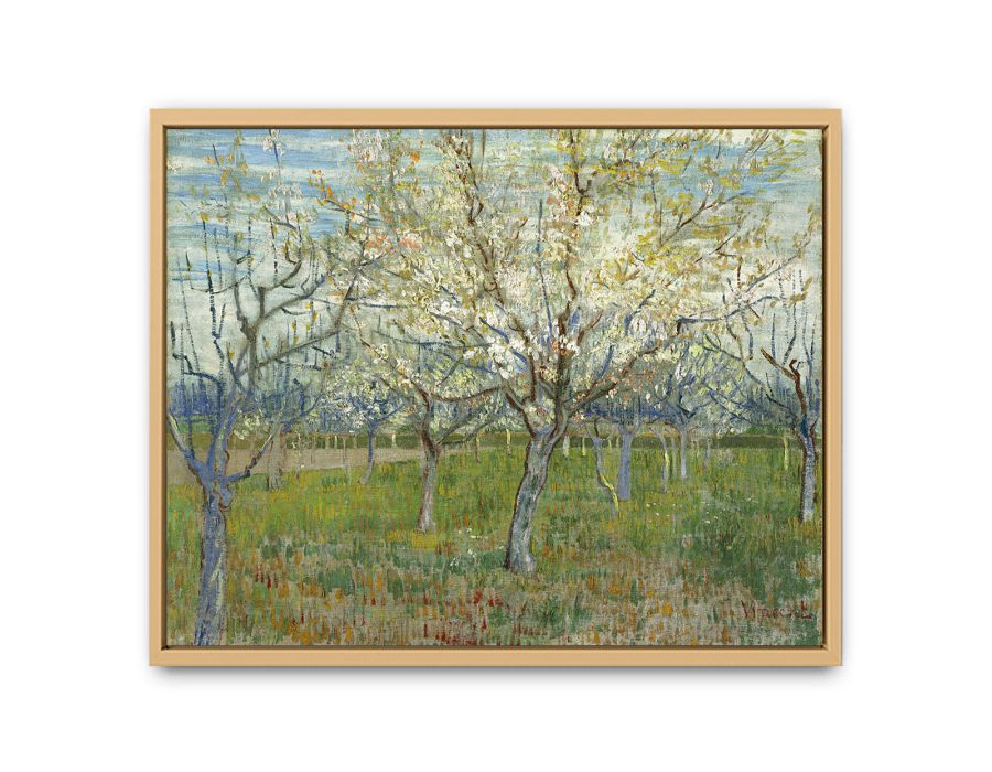 Pink & The White Orchard By Vincent Van Gogh Artwork