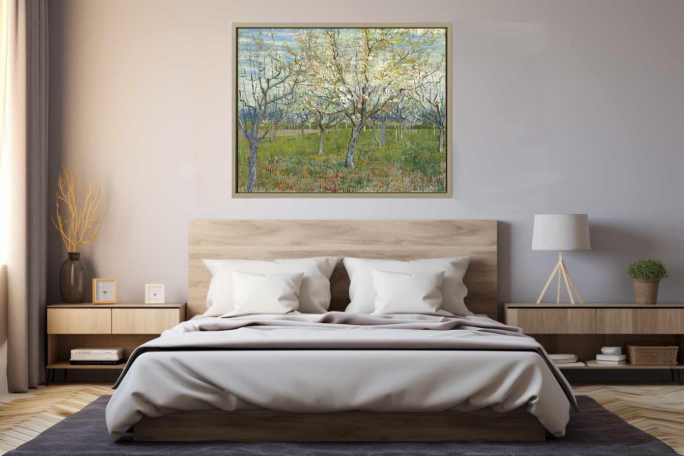 Pink & The White Orchard By Vincent Van Gogh