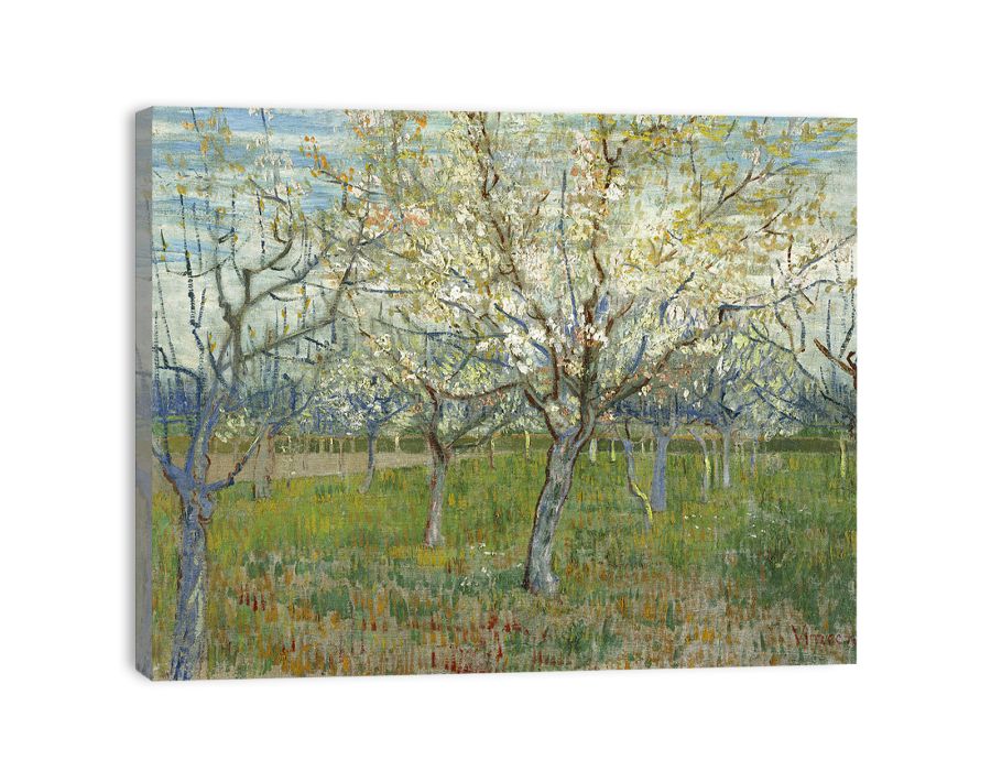 Pink & The White Orchard By Vincent Van Gogh