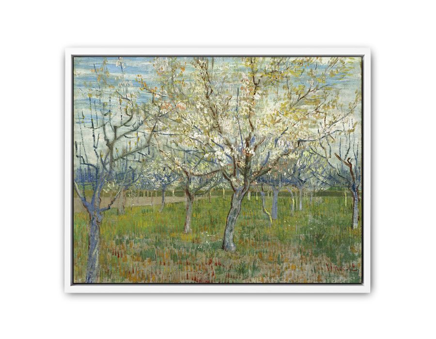 Pink & The White Orchard By Vincent Van Gogh Art Print