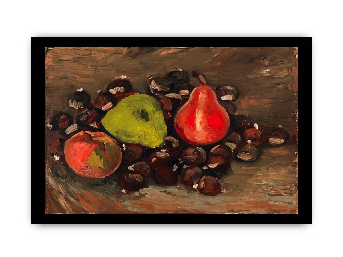 Still Life with Fruit and Chestnuts By Vincent Van Gogh