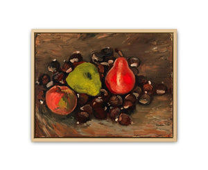 Still Life with Fruit and Chestnuts By Vincent Van Gogh Artwork