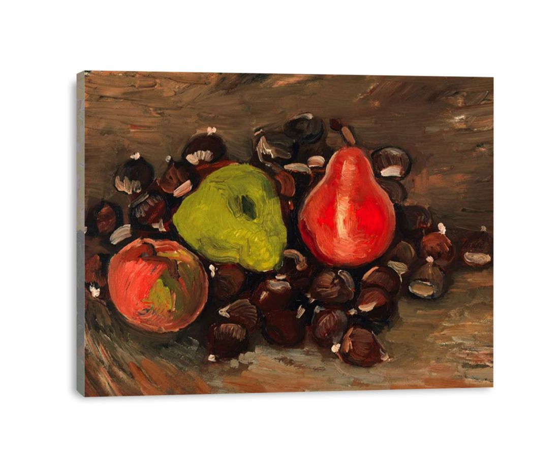 Still Life with Fruit and Chestnuts By Vincent Van Gogh