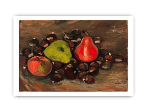 Still Life with Fruit and Chestnuts By Vincent Van Gogh